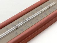 A mercury thermometer has several advantages over an alcohol thermometer.