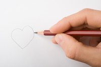 Drawings begin as lines made from the artist's pencil.