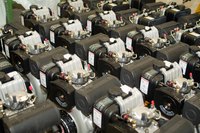 Gasoline-powered portable electric generators can be used to power a whole house.