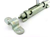 Install a flush bolt to any door for extra security.