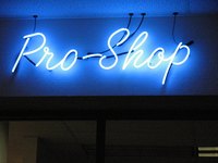 Neon lights are simpler versions of fluorescent bulbs.