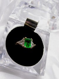 Emerald cuts highlight a gemstone's color and clarity.