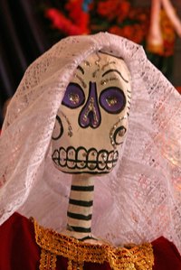 Paper mache heads can be simple or detailed and life-like.
