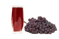 Put grapes through a juicer for healthier juice.