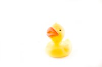 Rubber ducks make attractive decorations for a diaper cake.