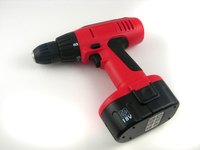An electric drill makes quick work of your Swanstone counter holes.