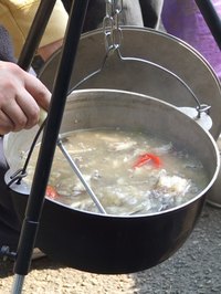 Fish soup keeps rather well if stored properly.