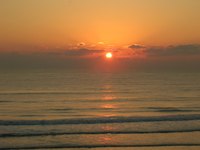 Some Daytona Beach tourists take in the sunsets via dinner cruises.