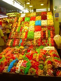 Candy and food are good options for flea markets.