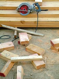 Use a circular saw to cut the opening for your glass.