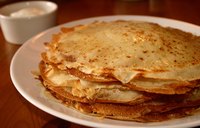 Pancakes are a popular option.