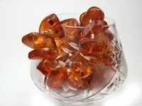 Cognac amber appears darker than the more usual honey-colored amber.