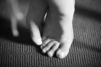 Clean, white toenails also look healthy.