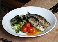 Sardines are a good source of calcium and vitamin D.