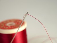 Make sure you have the correct size needle for your Omega sewing machine.