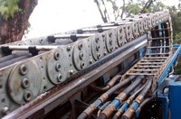 Hydraulic motors run on the power available in the hydraulic circuit.