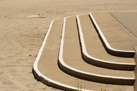 Round steps provide a unique look that stands out from the ordinary.