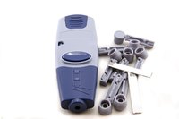 A lancet device like this is used with the FreeStyle Lite blood glucose monitor.