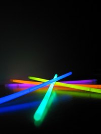 Use glow-in-the-dark sticks for the scavenger hunt.