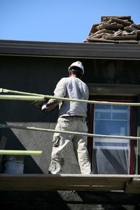 Applying stucco to your home can give it a new look.