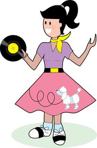 It's simple to make a 1950s costume.