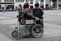 Calculate the width and length of a wheelchair ramp.