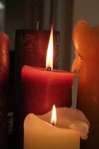 Candle wax should be removed as soon as possible.