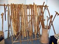 Display racks are an important componant of a craft booth.