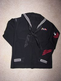 Soak uniforms in diluted vinegar.