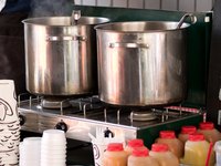 A pot filler can eliminate hazardous trips between the sink and stove top.