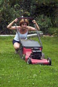 Briggs & Stratton engines are commonly used on walk-behind lawn mowers.