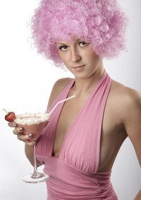 Colored wigs can be fun.