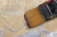 Only the most expensive gold paints actually contain 22kt gold.