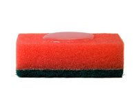 Cleaning your acrylic shower pan only reqires a sponge and some soap.