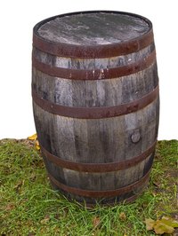 Whiskey and wine barrels begin to disintegrate after years of use.