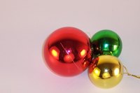 Christmas decorations can transform a banquet hall into a festive location.