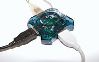 Connect directly through the cable rather than using a hub.