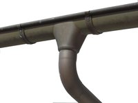 Gutter downspout connection