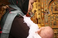 The christening is often a milestone event in a child's life.