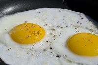 Fried eggs can be cooked to perfection in cast iron.