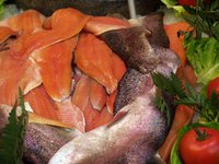 Salmon should only be bought when fresh.
