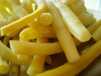 Wax beans are a variety of green bean.