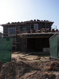 A construction loan provides funding for a new home.
