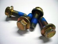 Hex nuts are six-sided fasteners that work with hex bolts.