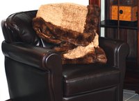 Repurpose an old fur by making a fur throw.