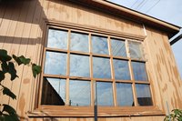 A wooden grill can change the look of a window