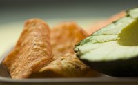 Make toasted tortilla chips in the oven.
