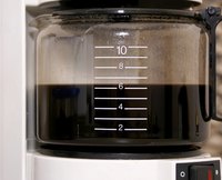 Clean a dirty coffee pot.