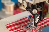 Use a mini sewing machine.