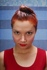 Cover your counters so your hair dye doesn't accidentally stain them.